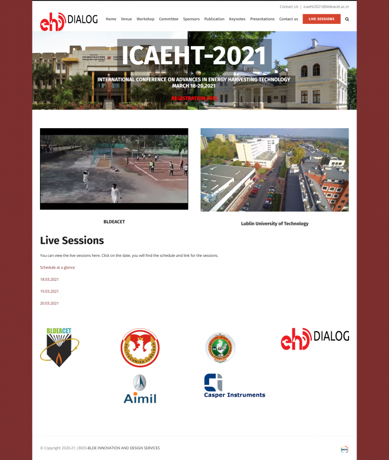 Link to the ICAEHT Conference